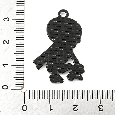 Halloween Alloy Enamel Pendants ENAM-M220-02C-B-1