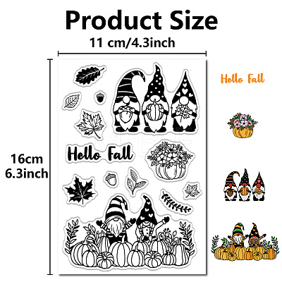 Custom PVC Plastic Clear Stamps DIY-WH0439-0436-1