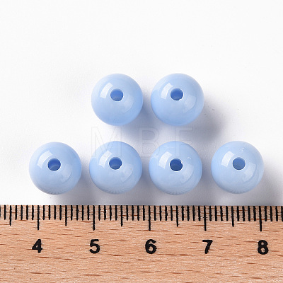 Opaque Acrylic Beads MACR-S370-C10mm-SS2113-1