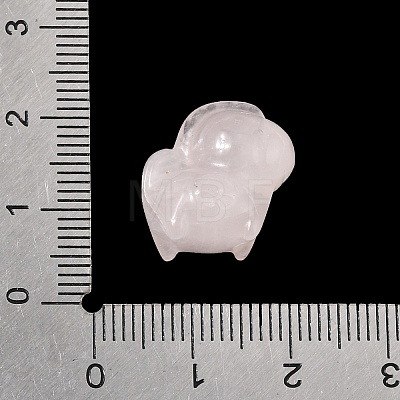 Natural Rose Quartz Carved Beads G-L656-A03-01-1