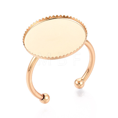 Brass Cuff Ring Findings KK-N276-03B-G-1