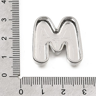 Brass Slide Charms KK-Z163-01P-M-1