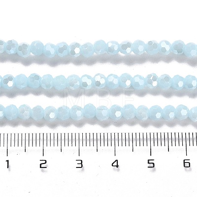 Electroplate Opaque Glass Beads Strands LS-EGLA-A035-P4mm-A10-1