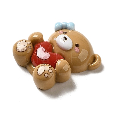 Valentine's Day Theme Opaque Resin Decoden Cabochons LS-RESI-G092-01A-1