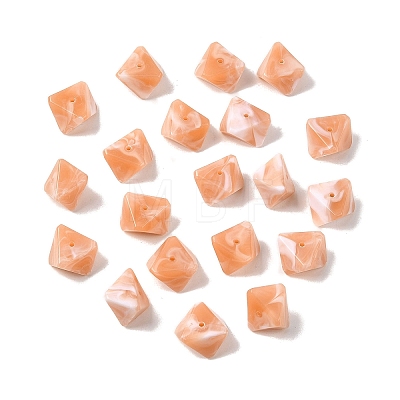Opaque Acrylic Beads OACR-D320-02N-1