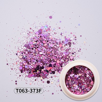 Shiny Nail Art Glitter Flakes MRMJ-T063-373F-1