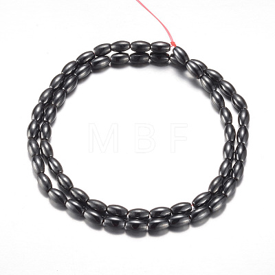 Magnetic Synthetic Hematite Bead Strands G-A164-12A-1