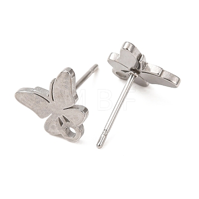 304 Stainless Steel Stud Earring Findings SA-CBA4E98-01E-P-1