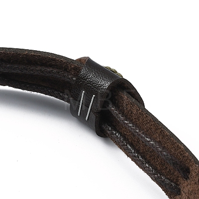 Imitation Leather Southwestern Cowboy Hat Belt FIND-WH0033-32-1