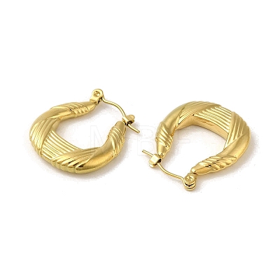 304 Stainless Steel Hoop Earrings for Women EJEW-B054-16G-1