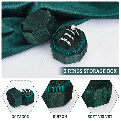 Velvet Ring Boxes VBOX-WH0013-01D-1