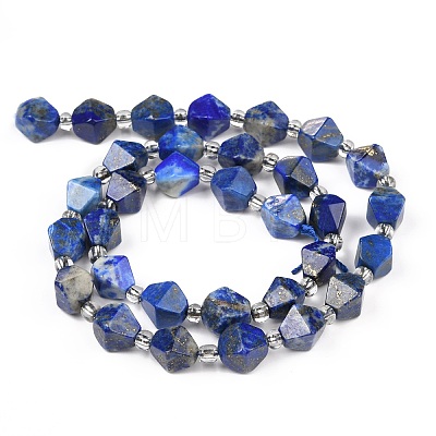 Natural Lapis Lazuli Beads Strands G-Z014-17-1