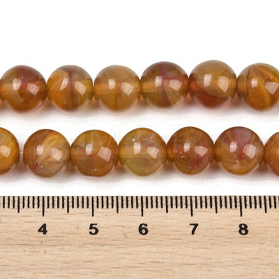 Handmade Lampwork Beads Strand LAMP-B056-10mm-05-1