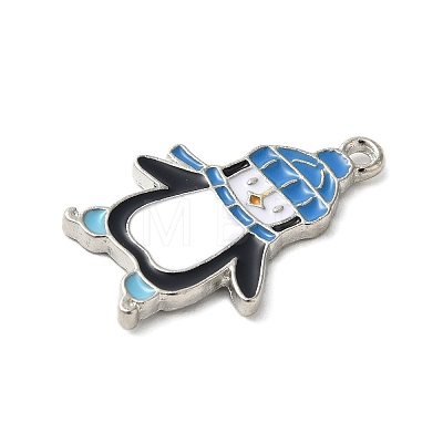 Winter Theme Alloy Enamel Pendants ENAM-M002-04N-P-1