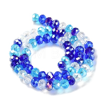 Glass Beads Strands EGLA-A034-M8mm-25-1