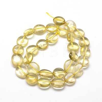 Natural Lemon Quartz Gemstone Nuggets Bead Strands G-J336-25-1