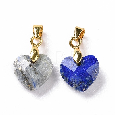 Natural Lapis Lazuli Pendants G-C023-07G-1