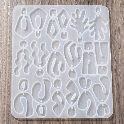 DIY Silicone Irregular Shape Pendant Molds DIY-M047-01A-1