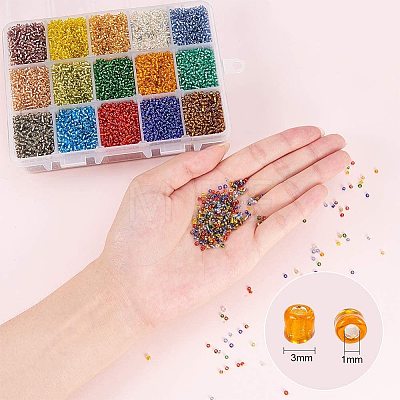 Glass Seed Beads SEED-PH0012-11-3mm-1