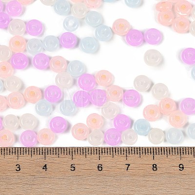 Transparent Colours Glass Seed Beads SEED-P008-01B-09-1