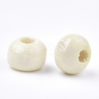 Dyed Natural Wood Beads WOOD-Q006-6mm-04-LF-1