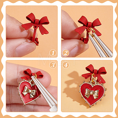 42Pcs Brass Clip-on Earrings EJEW-ME0001-24A-1