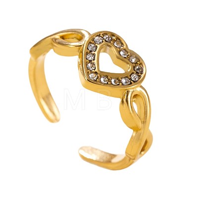 304 Stainless Steel Cuff Open Rings WG74A9B-01-1