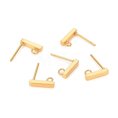 304 Stainless Steel Stud Earring Findings STAS-I150-03G-1
