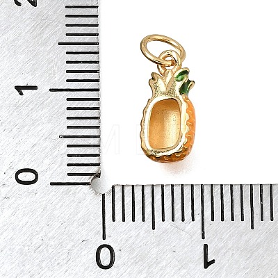 Brass Enamel Pendants KK-G605-13G-02-1