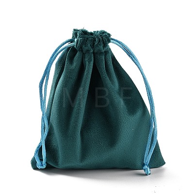 Velvet Jewelry Drawstring Storage Pouches ABAG-P013-02C-08-1