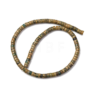 Natural Verdite Stone Beads Strands G-L624-I11-3x6mm-1