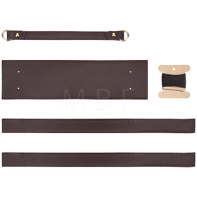 Leather Bag Bottom and Handles Kits FIND-WH0101-01-1