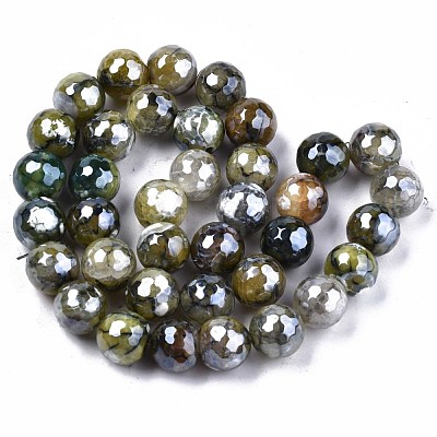 Natural Agate Beads Strands G-N326-76-1