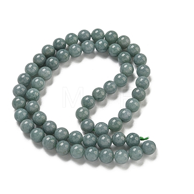 Natural Myanmar Jadeite Beads Strands G-B099-C07-02-1