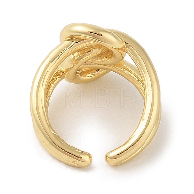 Brass Cuff Rings RJEW-Q821-02G-1