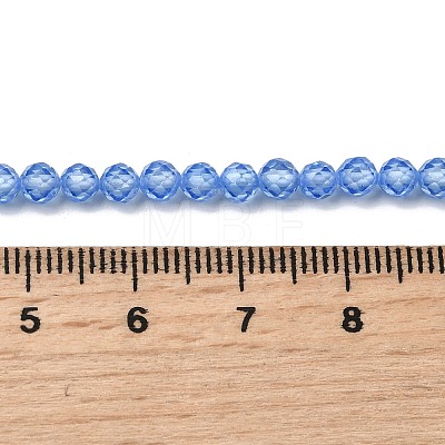 Cubic Zirconia Beads Strands G-G792-47-14C-1
