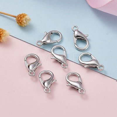 Zinc Alloy Lobster Claw Clasps E102-1