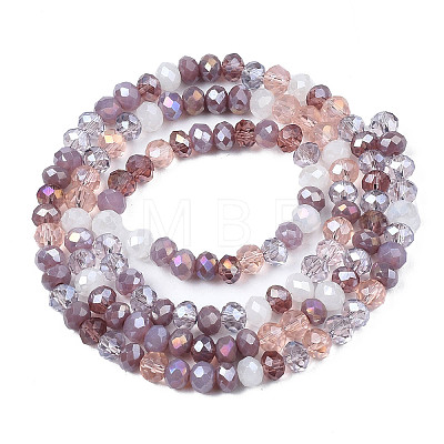 Opaque Glass Beads Strands X-GLAA-T006-07-A08-1