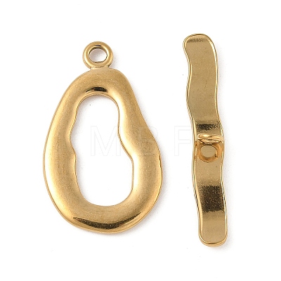 304 Stainless Steel Toggle Clasps STAS-Z153-03G-01-1