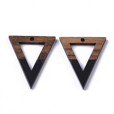 Resin & Walnut Wood Pendants RESI-S358-56D-1