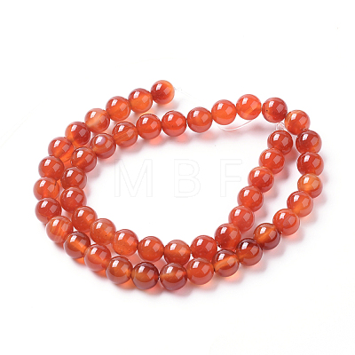 Natural Agate Beads Strands G-I261-B04-8mm-1