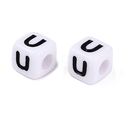 Opaque Acrylic Beads SACR-N020-04A-U-1