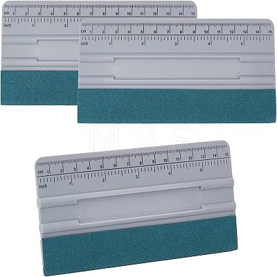 3Pcs Vinyl Wrap Squeegee with Ruler TOOL-CA0001-19-1