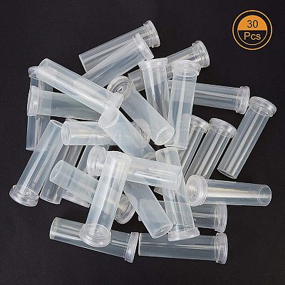 Plastic Flower Root Tube AJEW-GA0001-03-1