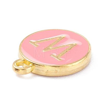 Golden Plated Alloy Enamel Charms X-ENAM-Q437-14W-1