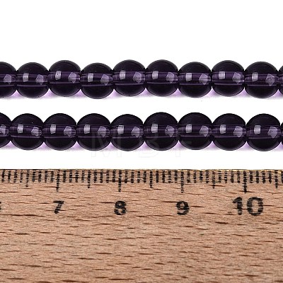 Transparent Glass Beads Strands GLAA-T032-T6mm-29-1
