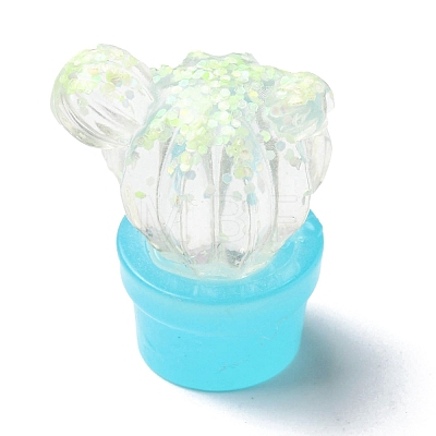 Transparent Resin Cabochons RESI-R437-02E-1