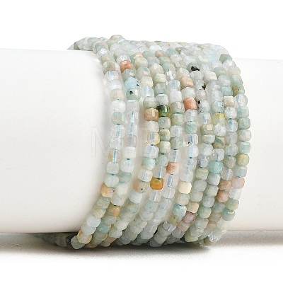Natural Flower Amazonite Beads Strands G-RM250104-D1-1