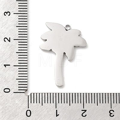 304 Stainless Steel Pendants STAS-A126-03F-GP-1