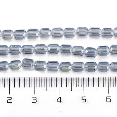 Electroplate Glass Beads Strands EGLA-D031-01-03-1